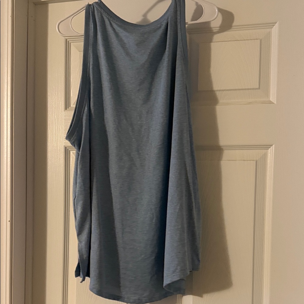 Nike Women's Light Blue Tank Top - Picture 3 of 3